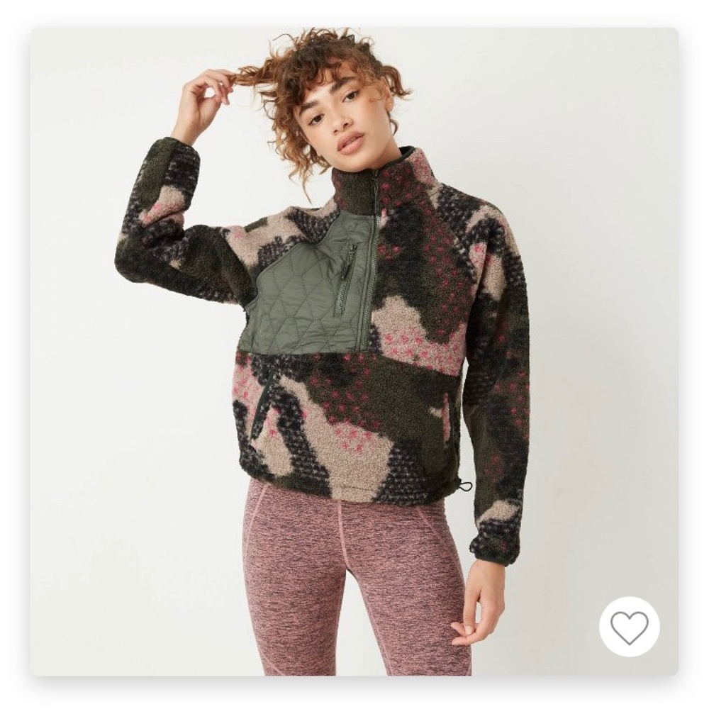 Joy Lab Sherpa 1/2 Zip Sweatshirt